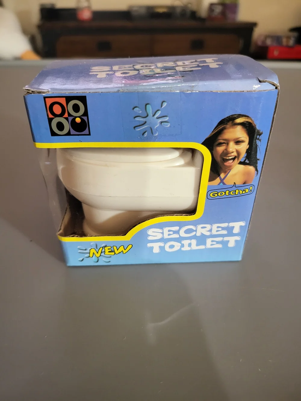Secret Toilet Gotcha Prank Gag Toy New in Box